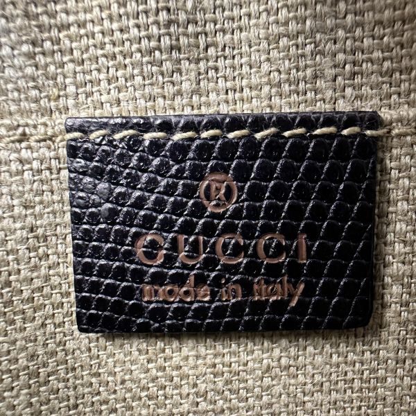 Gucci Flora Pochette Mini 中古蜥蜴皮緞面花卉琉璃小蜜蜂麻將包 