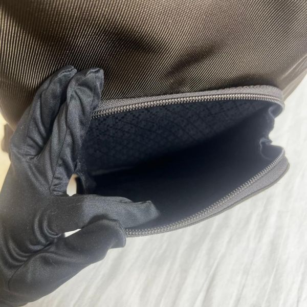 Gucci 竹節帆布單帶後背包 