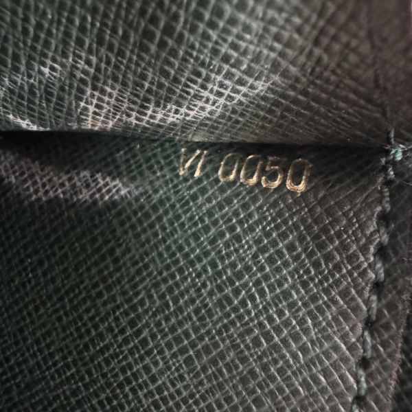 LV 綠色全皮公文包 