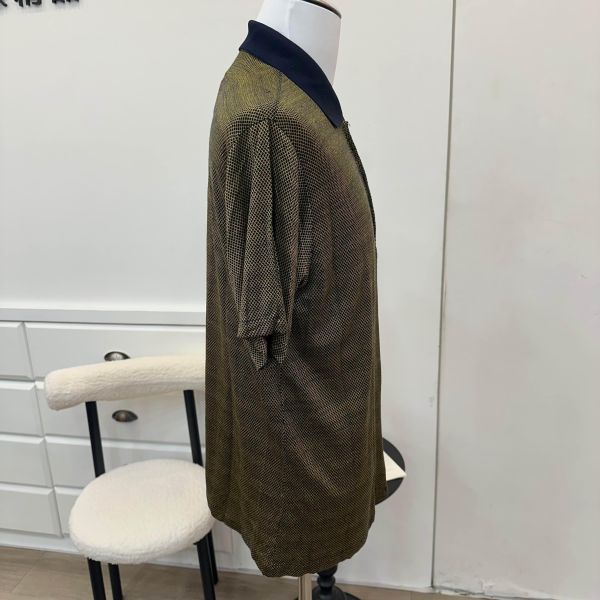 GIVENCHY 紀梵希 黑金格紋polo襯衫 