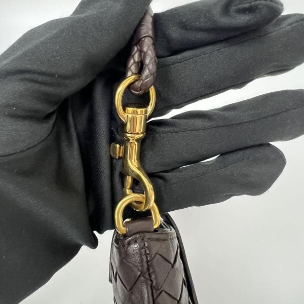 BOTTEGA VENETA 編織小羊皮手機包 