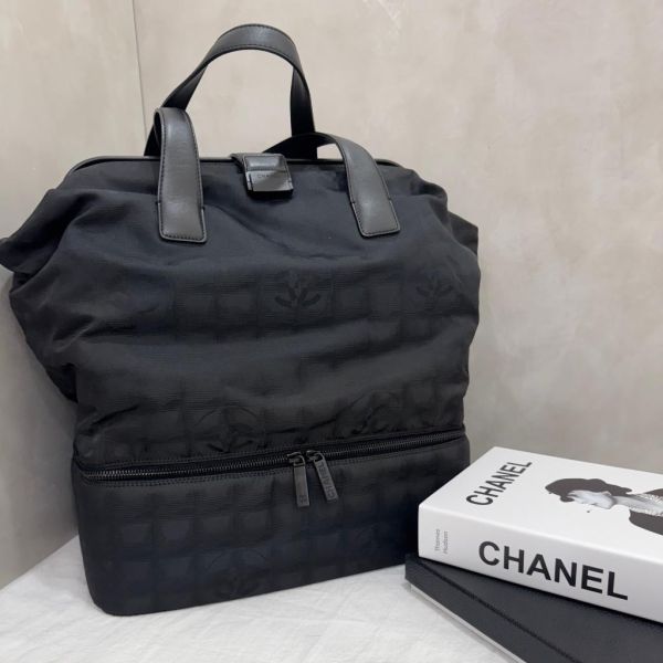 Chanel 絕版復古soblack雙層包 