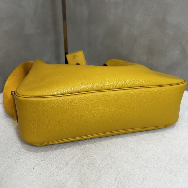 Hermès 黃色 tsako單肩包 