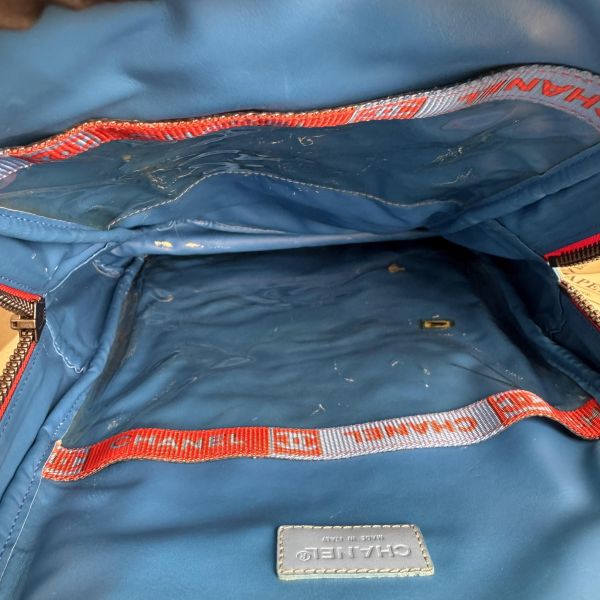 Chanel Sportline撞色雙肩包 