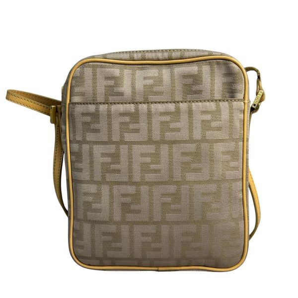 Fendi 芬迪 緹花帆布斜背包 