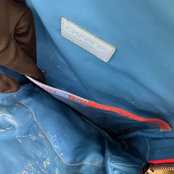 Chanel Sportline撞色雙肩包 