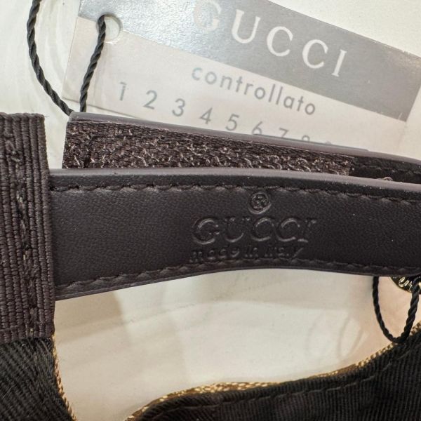Gucci 帆布雪莉線棒球帽 