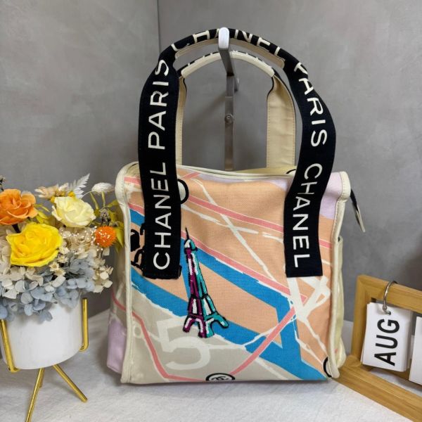 Chanel Deauville Tote Bag 巴黎地圖限量款 