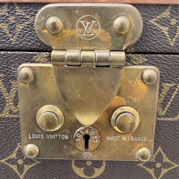 Louis Vuitton 古董老花硬殼手提化妝箱 