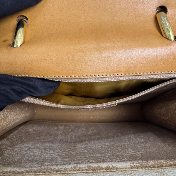 Celine 白色老花雙子星手提包 