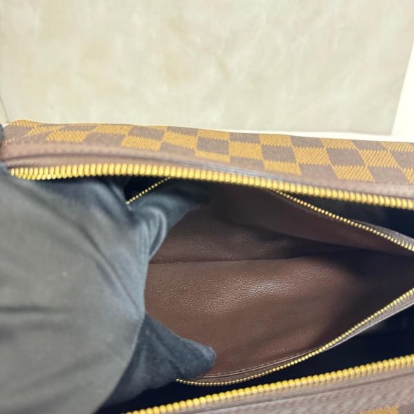 Louis Vuitton 棋盤格拉鏈手拿包 