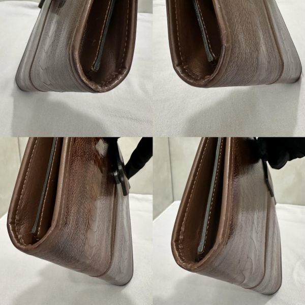 Yves Saint Laurent 古董鴕鳥腿皮革手拿包 