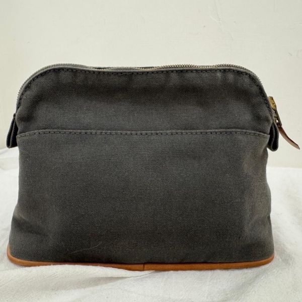 Hermès 帆布化妝品袋 