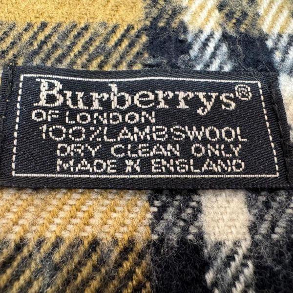 Burberry 純羊毛經典格紋圍巾 