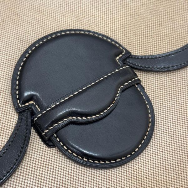 Hermès 1938 帆布拼接手拿包 