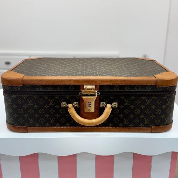 Louis Vuitton 大型金釦行李箱 