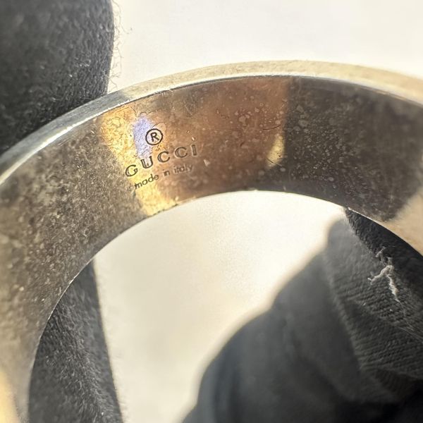 GUCCI 中古G 925銀飾戒指 