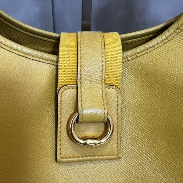 Hermès 黃色 tsako單肩包 