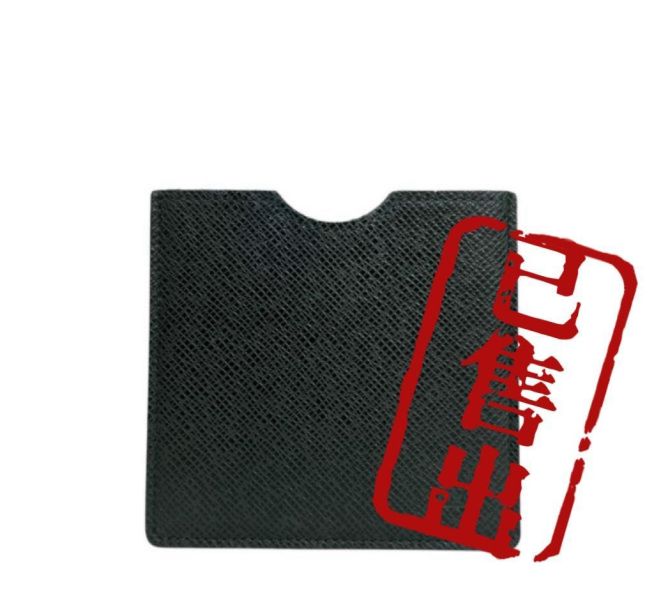 Louis Vuitton 綠粒面皮革卡夾 