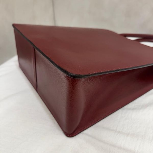 Hermès whitebus 酒紅手提托特包 