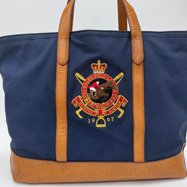 Ralph Lauren polo 學院風托特包 