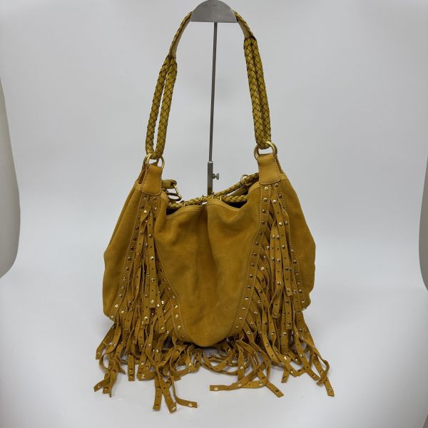 Loewe 黃色絨面革 (Suede) 手提包 