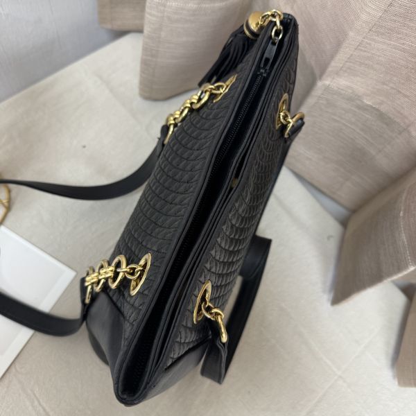 Bally 中古羊皮鏈條包 
