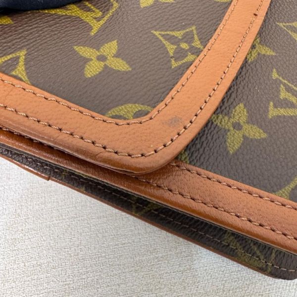 Louis Vuitton 老花紅皮手拿包 