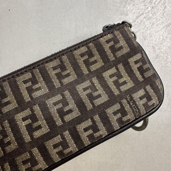 Fendi Zucca FF 老花帆布鎖匙包 