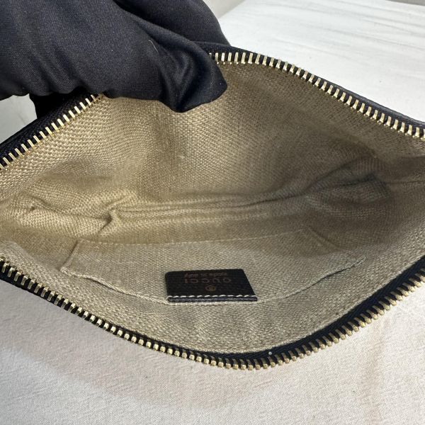 Gucci Flora Pochette Mini 中古蜥蜴皮緞面花卉琉璃小蜜蜂麻將包 