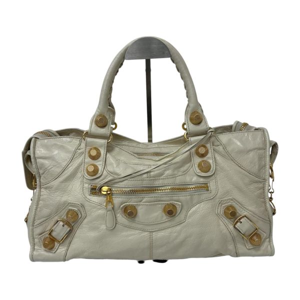 Balenciaga 白色 Giant Part Time 機車包 