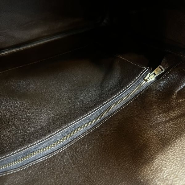Hermès Birkin 柏金包 35 深巧克力色 