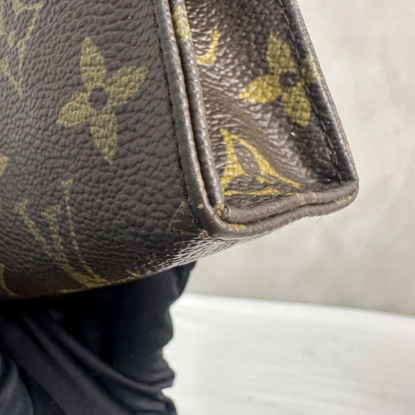 Louis Vuitton 中古老花迷你洗漱手拿包 