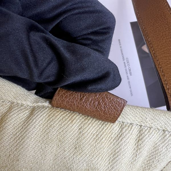 Hermès 麻質百褶托特包 