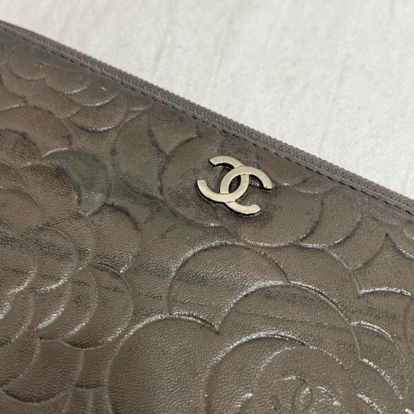 CHANEL 山茶花系列 長夾卡夾 
