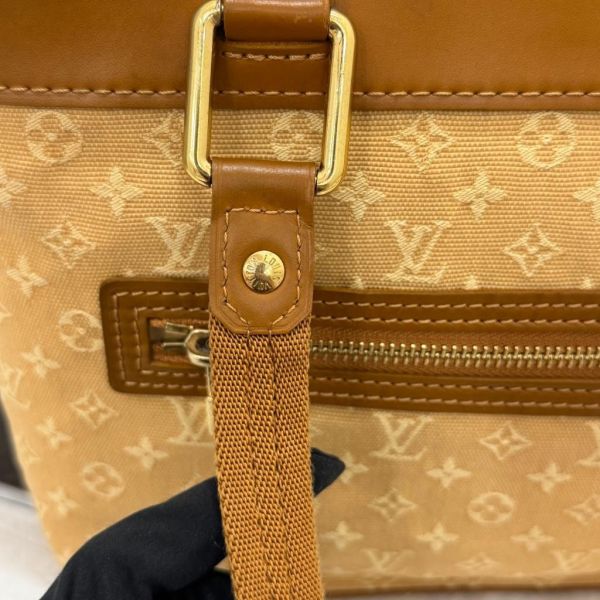 LV 黃色丹寧手提包 