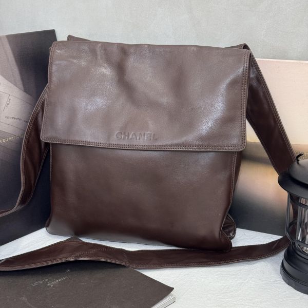 Chanel 全皮單肩斜背包 