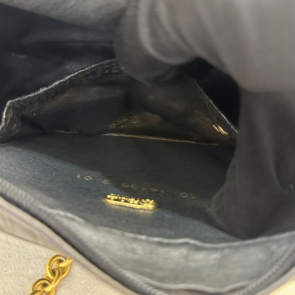 Fendi復古黑色鴕鳥皮相機包 