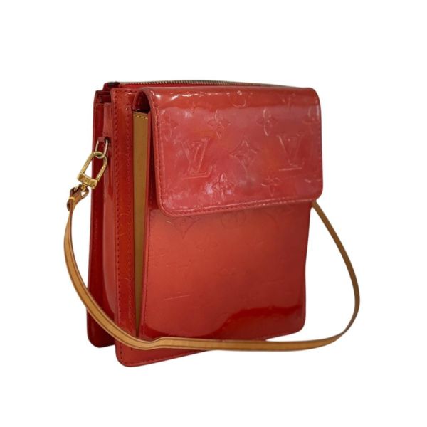 Louis Vuitton 漆皮紅色相機包 