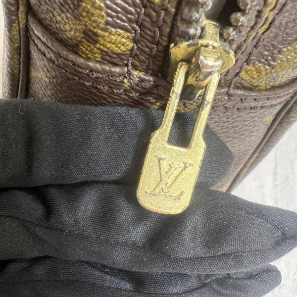 Lv 經典老花款化妝包 