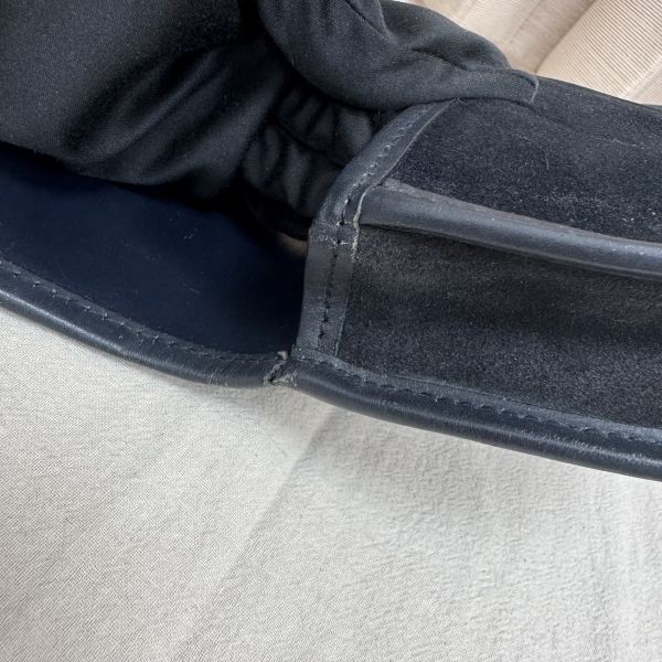 Gucci麂皮馬銜扣腰包 