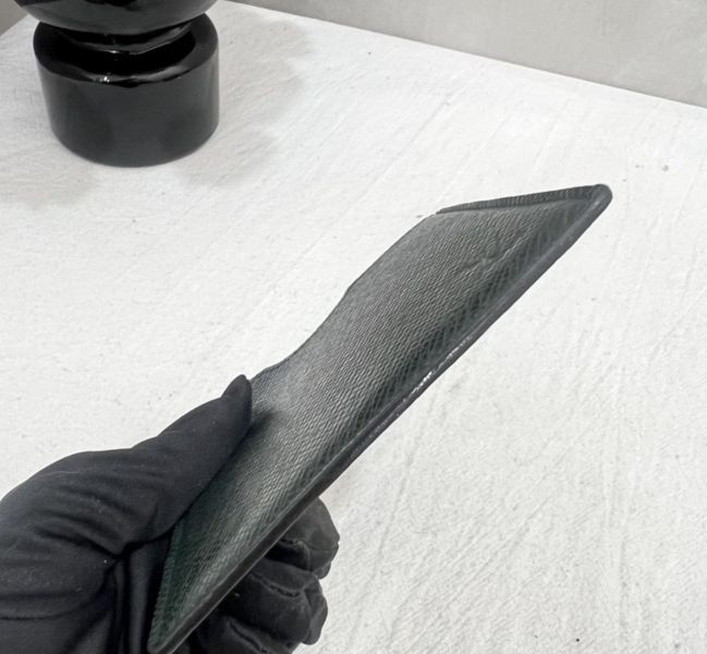 Louis Vuitton 綠粒面皮革卡夾 