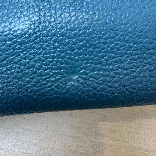HERMÈS Béarn 牛仔藍長夾 