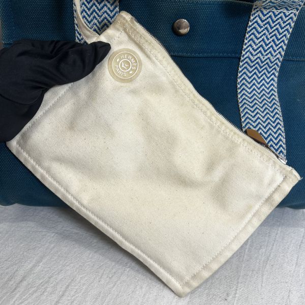 Hermès 帆布手提袋 
