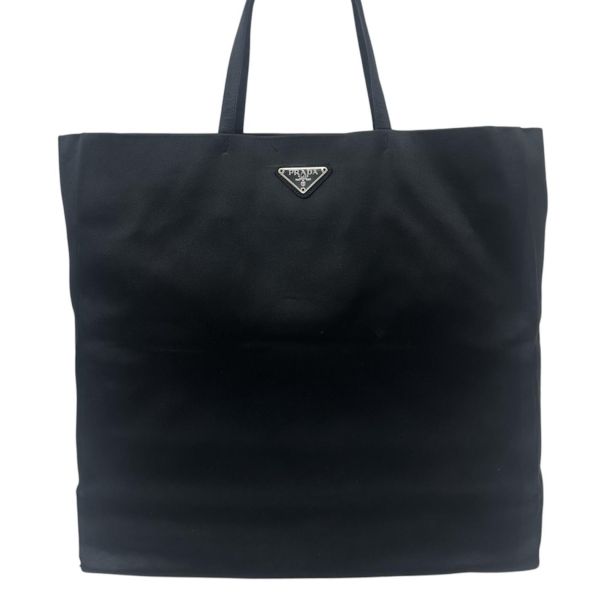 Prada Tessuto 經典黑色尼龍托特包 