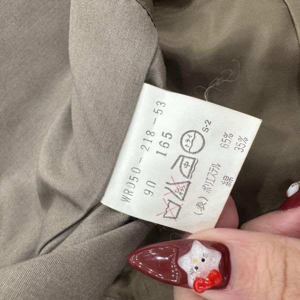 Burberry 灰色長款風衣 