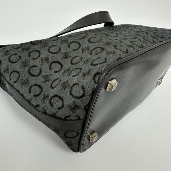 Celine 賽琳 C Macadam 老花毛毛單肩包 