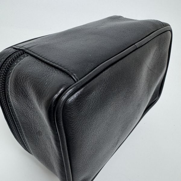 Gucci 黑色皮革手提包 