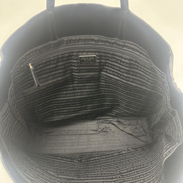 Prada Tessuto 經典黑色尼龍托特包 