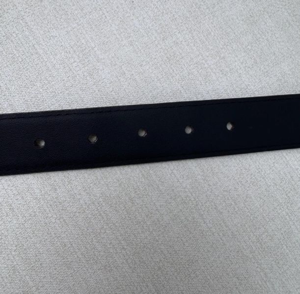 Cartier 卡地亞 金x銀頭 棕色皮革 皮帶 腰帶 